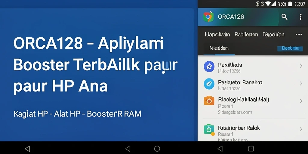 Tampilan antarmuka ORCA128 yang sederhana dan fungsional.